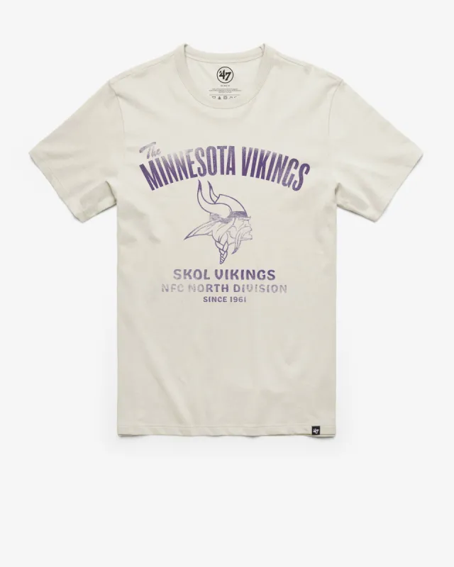 MINNESOTA VIKINGS HISTORIC WIDE OPEN '47 FRANKLIN TEE sold by 47