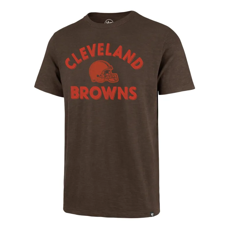 CLEVELAND BROWNS DOUBLE BACK SCRUM TEE MEN sold by 47