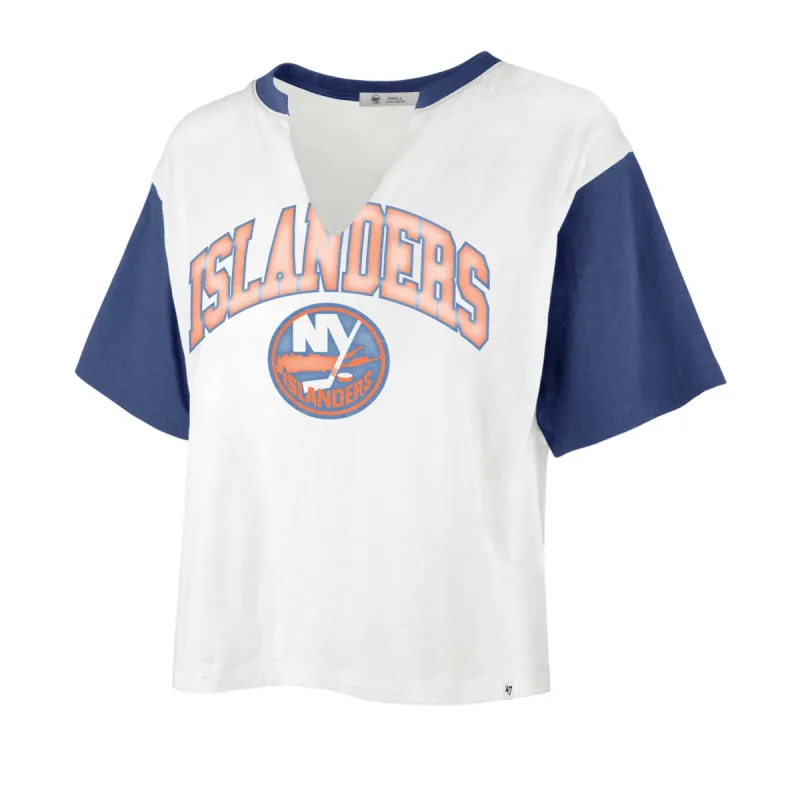 NEW YORK ISLANDERS SKY ARCH DOLLY CROP TEE WOMENS sold by 47