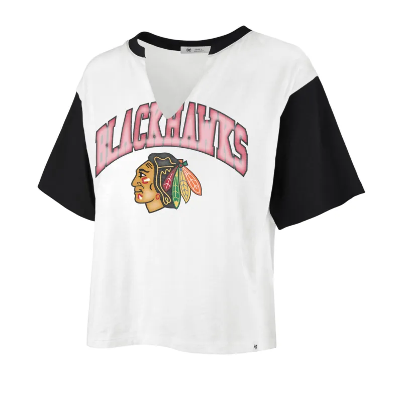 CHICAGO BLACKHAWKS SKY ARCH DOLLY CROP TEE WOMENS sold by 47