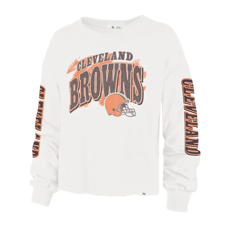 CLEVELAND BROWNS BRUSH BACK PARKWAY LS WMN sold by 47