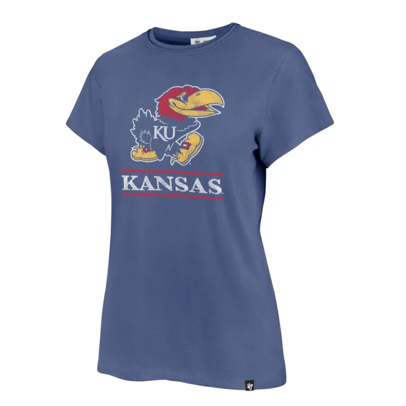 KANSAS JAYHAWKS FINELINE FRANKIE TEE WMN sold by 47