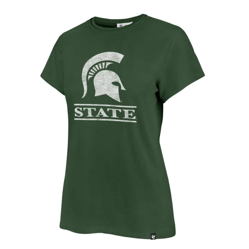 MICHIGAN STATE SPARTANS FINELINE FRANKIE TEE WMN sold by 47