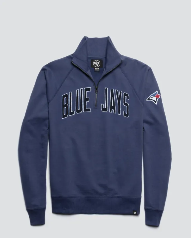 TORONTO BLUE JAYS BANKS '47 HARRIS SCRIMMAGE 1/4 ZIP sold by 47