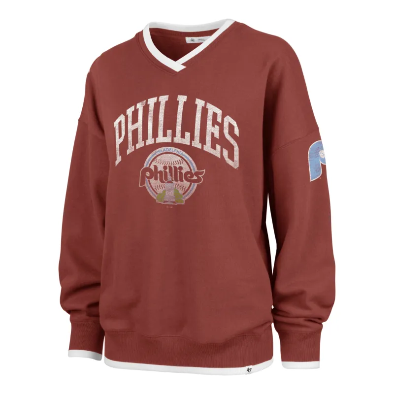 PHILADELPHIA PHILLIES COOPERSTOWN WAX PACK DAZE EIGHTIES '47 PULLOVER WOMENS sold by 47