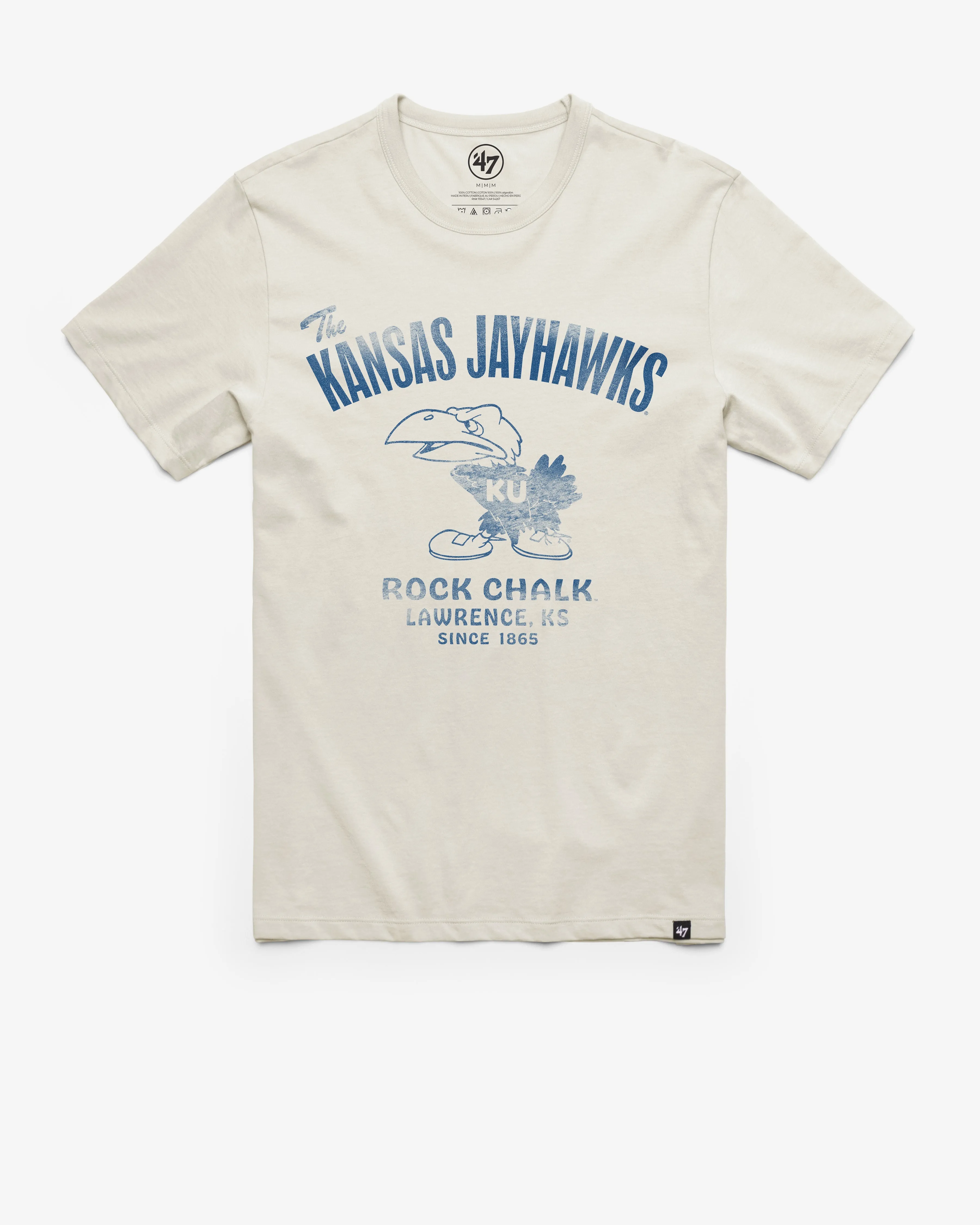 KANSAS JAYHAWKS VINTAGE WIDE OPEN '47 FRANKLIN TEE sold by 47