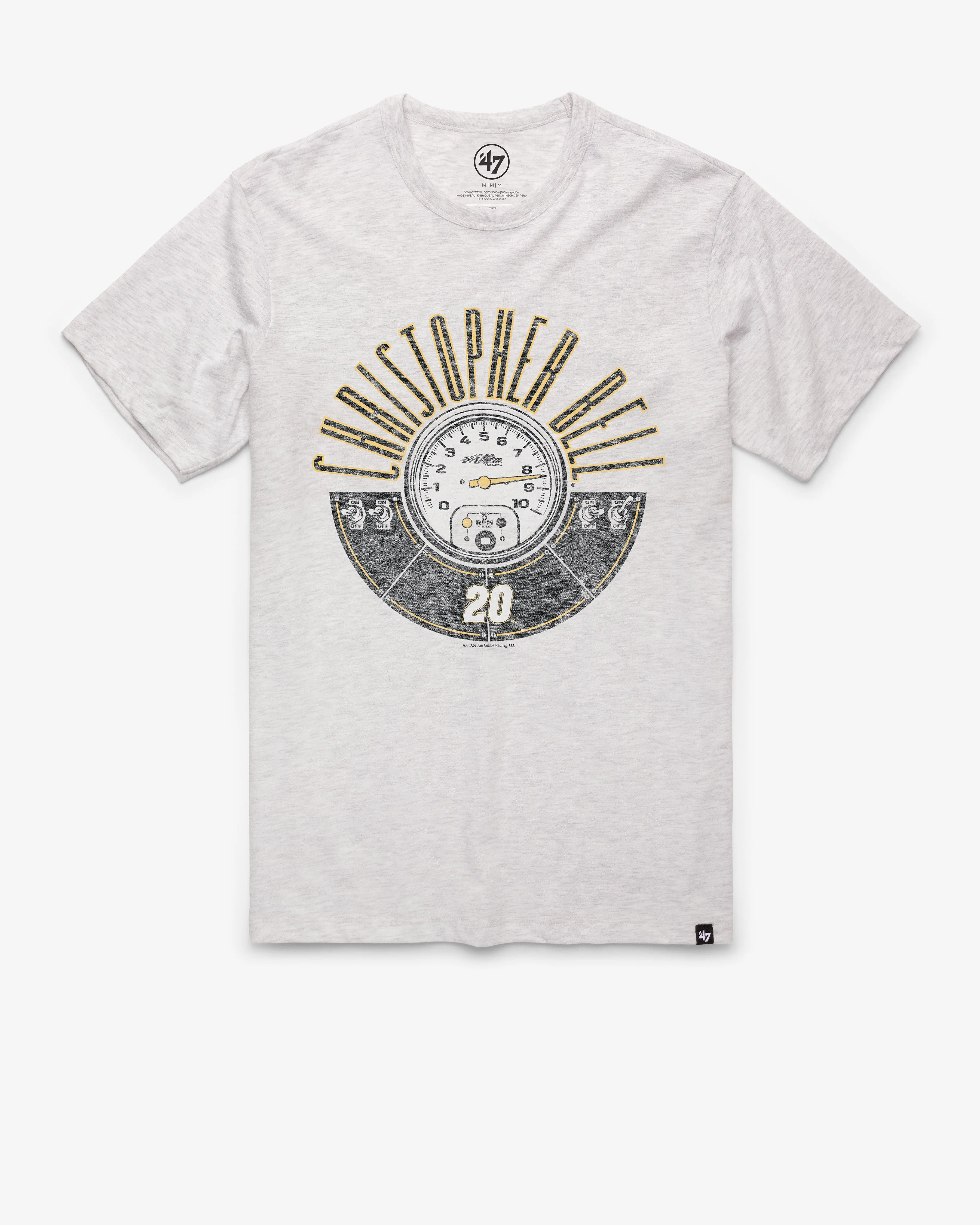 CHRISTOPHER BELL JOE GIBBS RACING RPM '47 FRANKLIN TEE sold by 47
