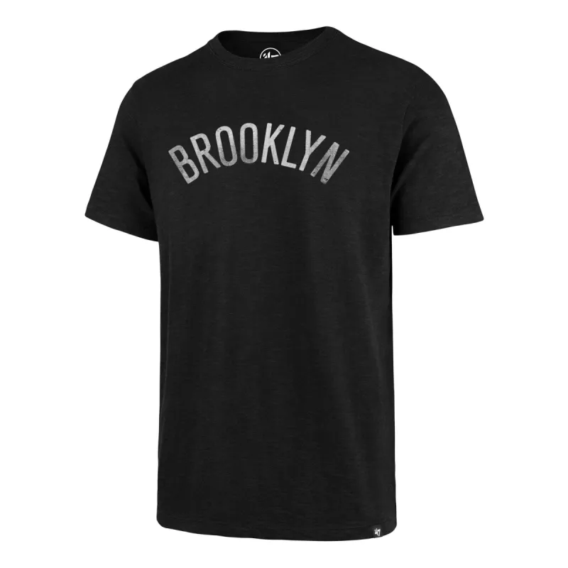BROOKLYN NETS GRIT WORDMARK '47 SCRUM TEE sold by 47
