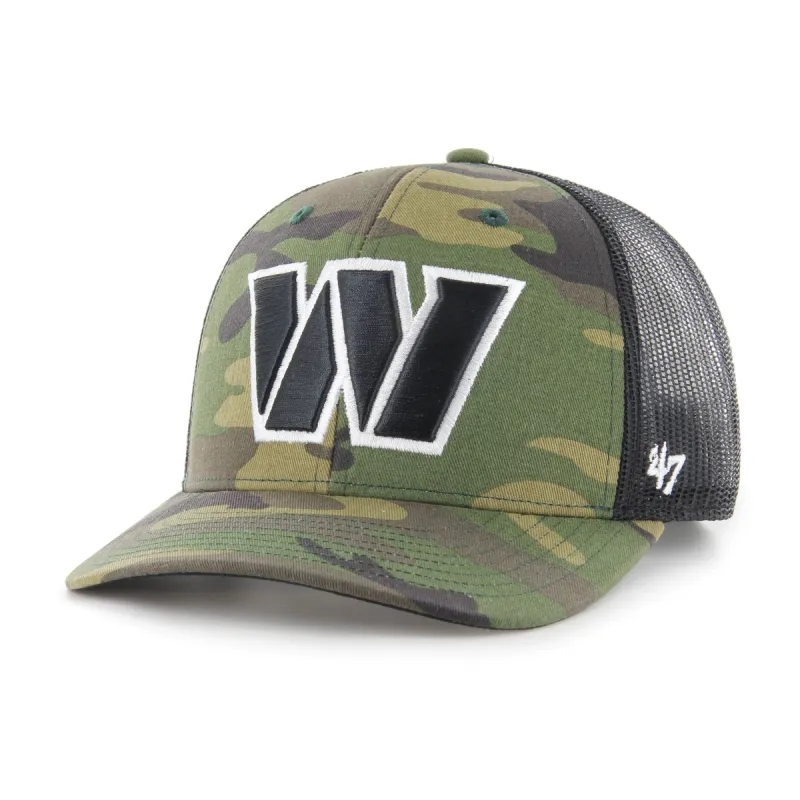 WASHINGTON COMMANDERS CAMO STRAP '47 TRUCKER sold by 47