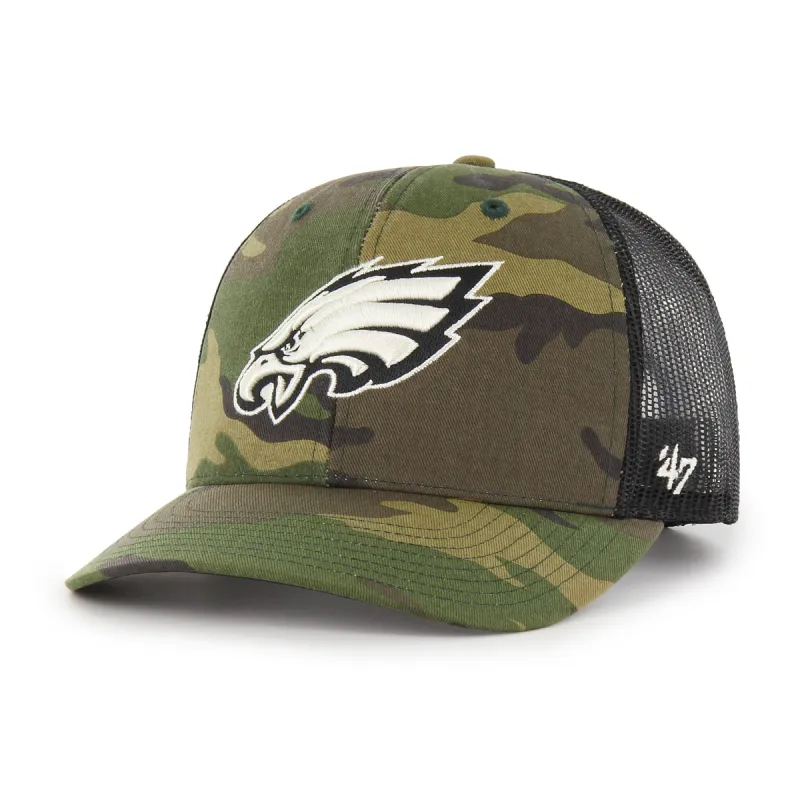 PHILADELPHIA EAGLES CAMO STRAP '47 TRUCKER sold by 47