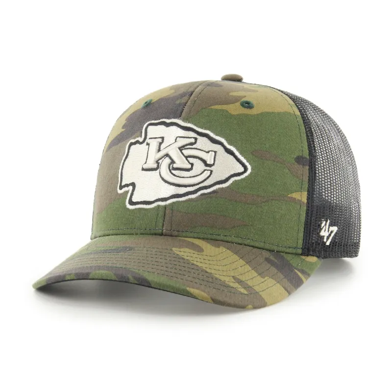 KANSAS CITY CHIEFS CAMO STRAP '47 TRUCKER sold by 47