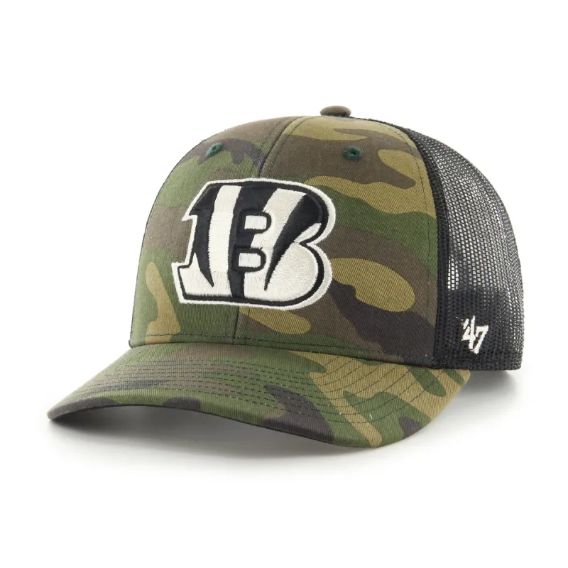 CINCINNATI BENGALS CAMO STRAP '47 TRUCKER sold by 47