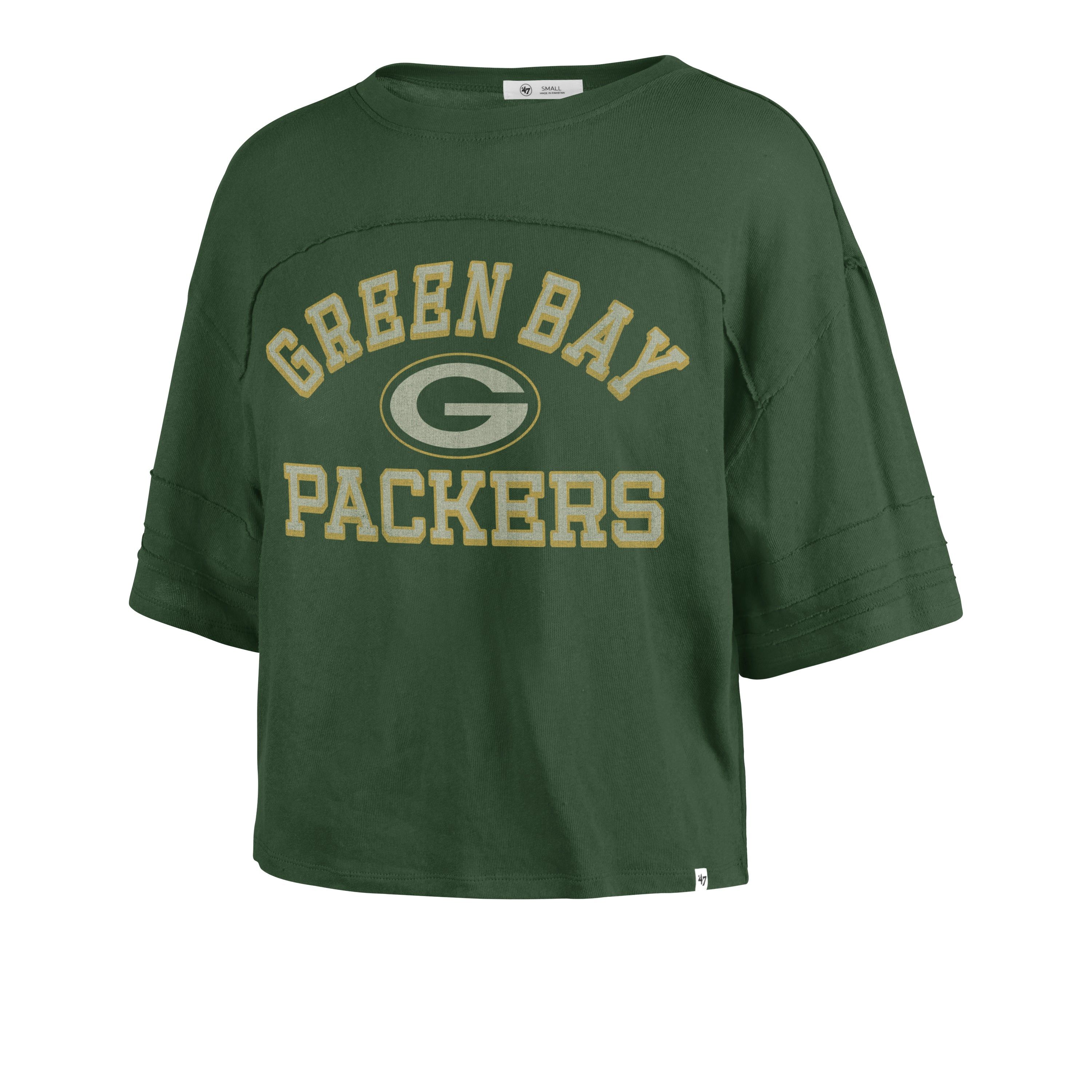 GREEN BAY PACKERS HALF MOON '47 STEVIE CROP TEE WOMENS sold by 47