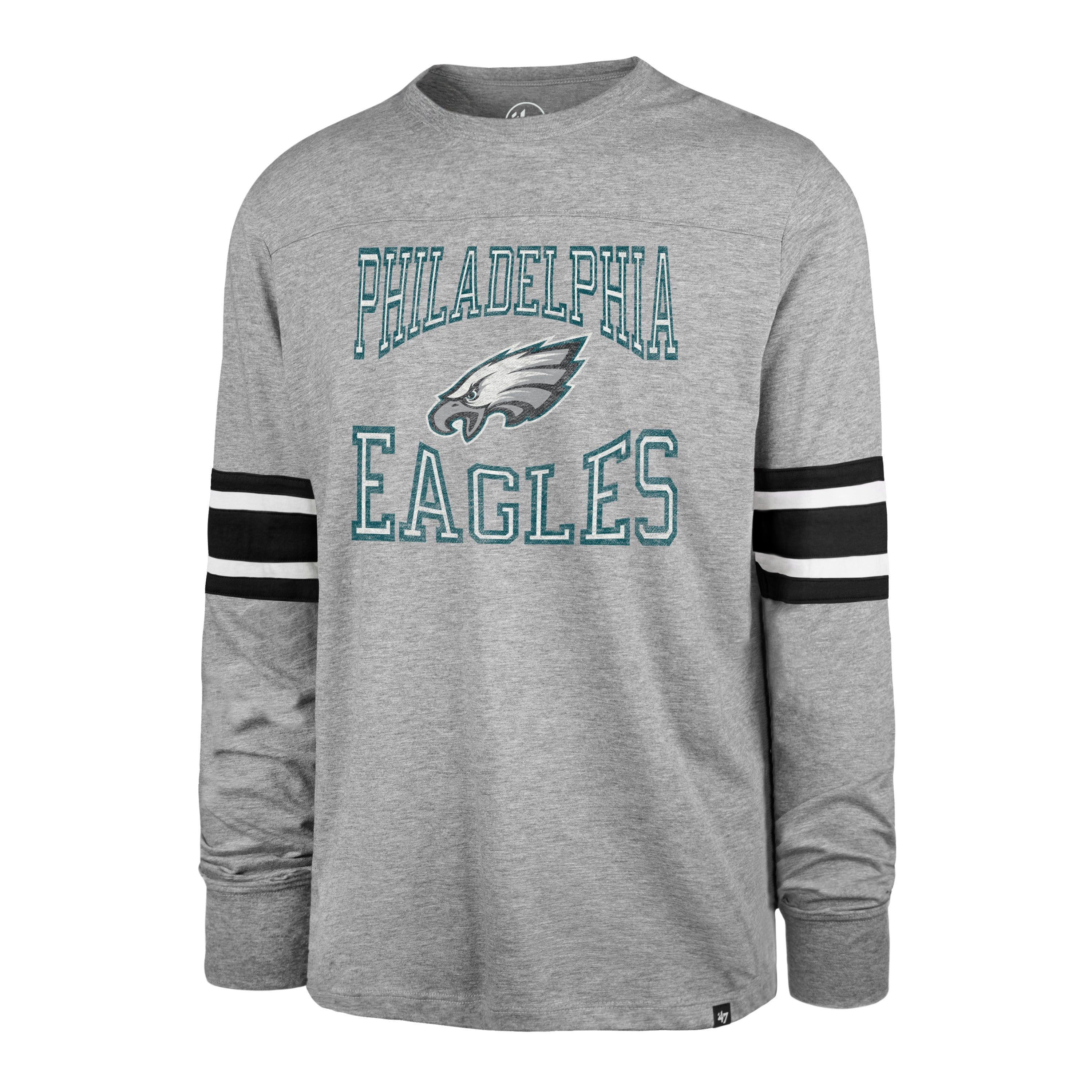 PHILADELPHIA EAGLES COVER TWO '47 BREX LONG SLEEVE TEE sold by 47