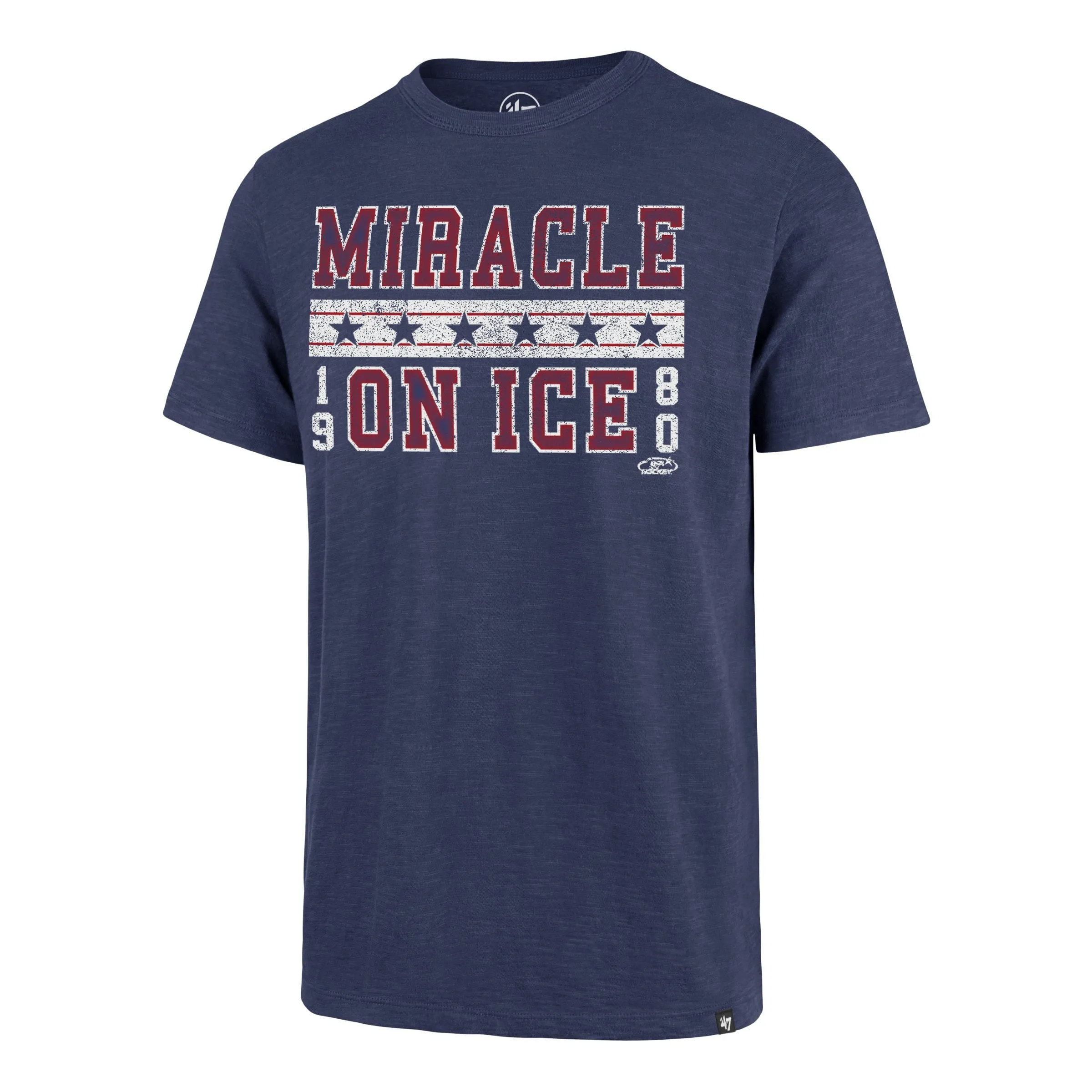 USA HOCKEY MIRACLE ON ICE BLUE '47 SCRUM TEE sold by 47
