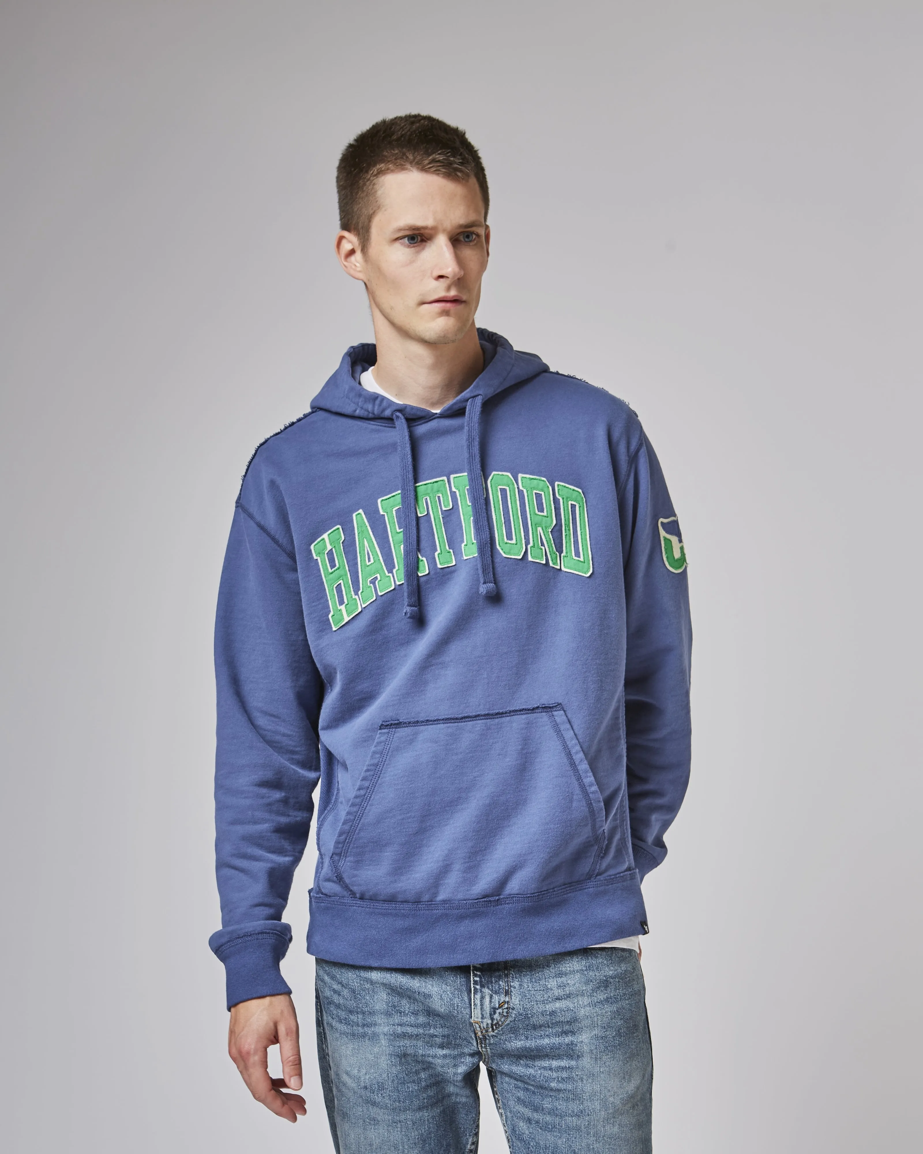 HARTFORD WHALERS VINTAGE RELIC '47 HARRIS SCRIMMAGE HOOD sold by 47 product image thumbnail 3