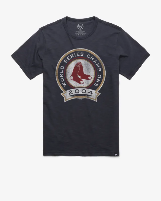 BOSTON RED SOX COOPERSTOWN 2004 WORLD SERIES GRIT '47 SCRUM TEE sold by 47