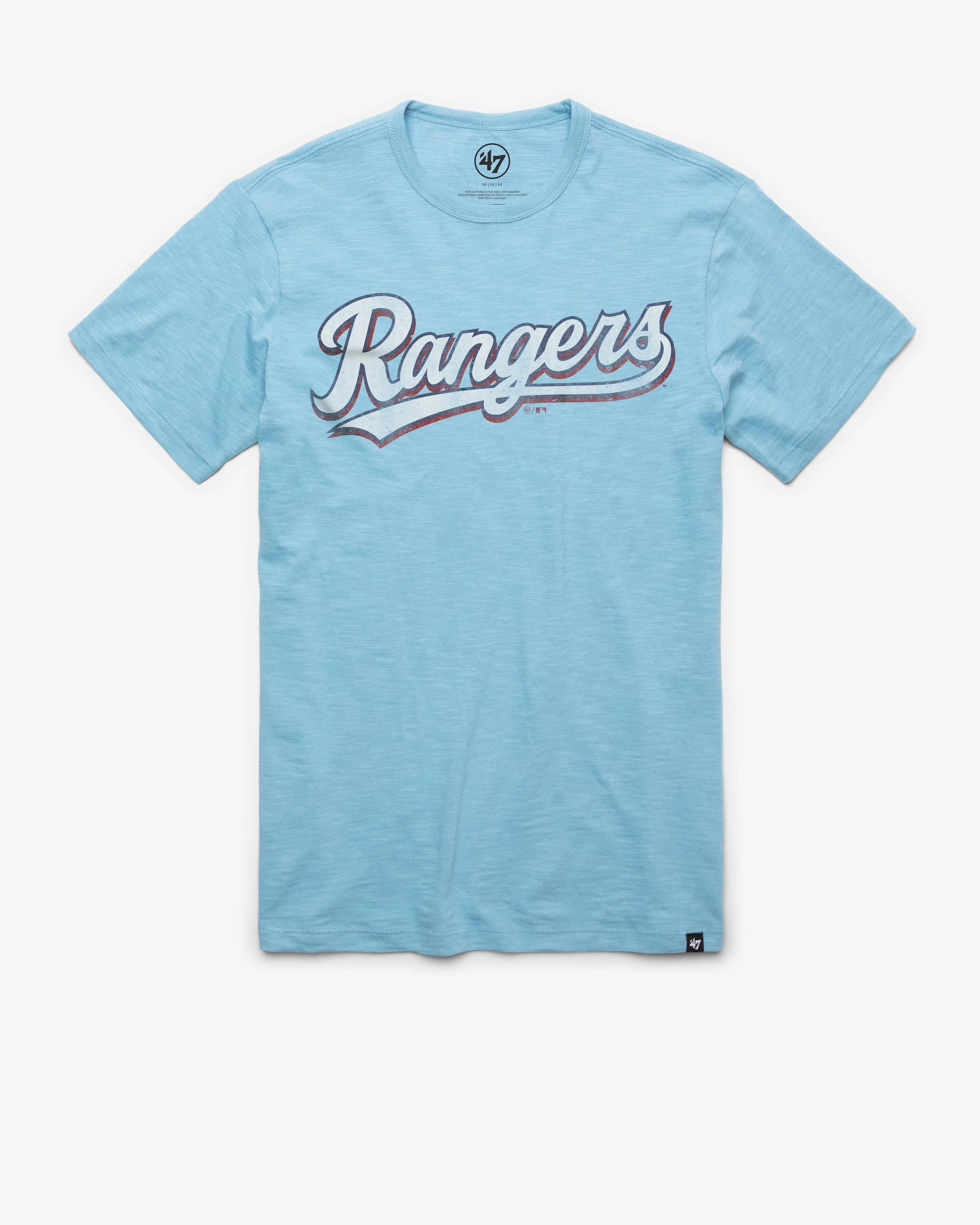 TEXAS RANGERS GRIT WORDMARK '47 SCRUM TEE sold by 47