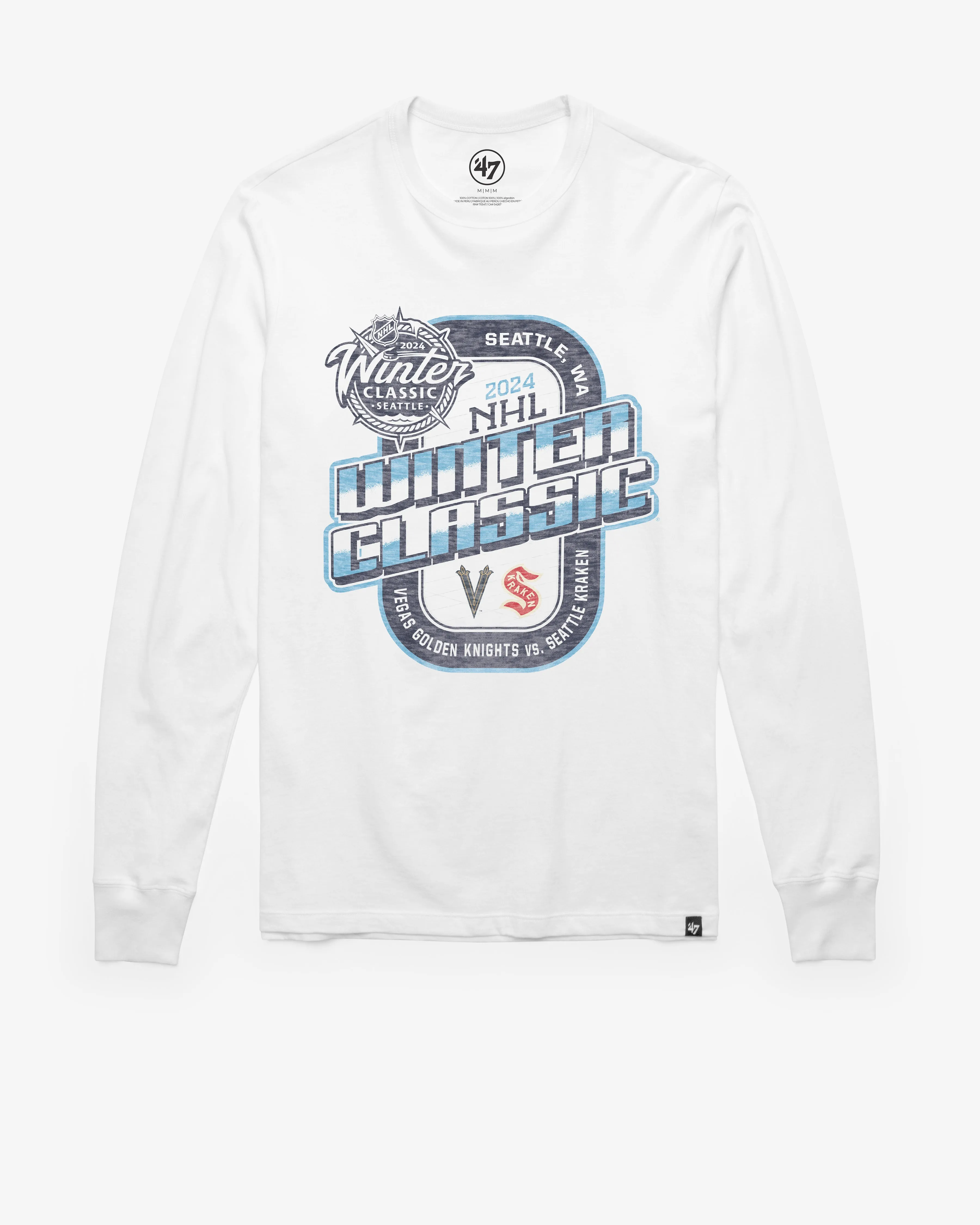 NHL 2024 WINTER CLASSIC REGIONAL '47 FRANKLIN LONG SLEEVE TEE sold by 47