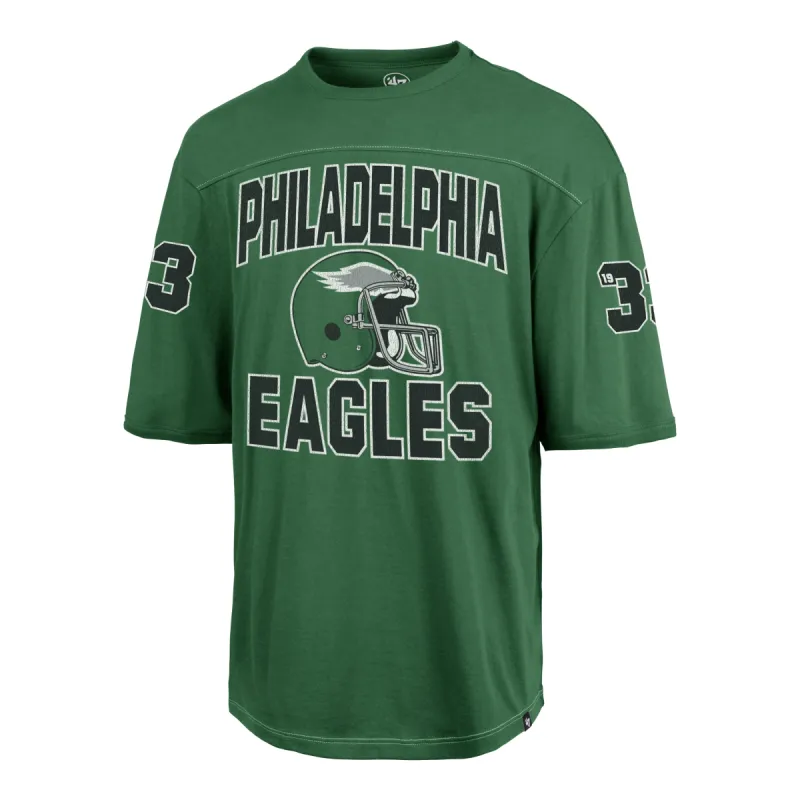 PHILADELPHIA EAGLES HISTORIC GRIDIRON RUSH '47 BRIGHTON TEE made by 47