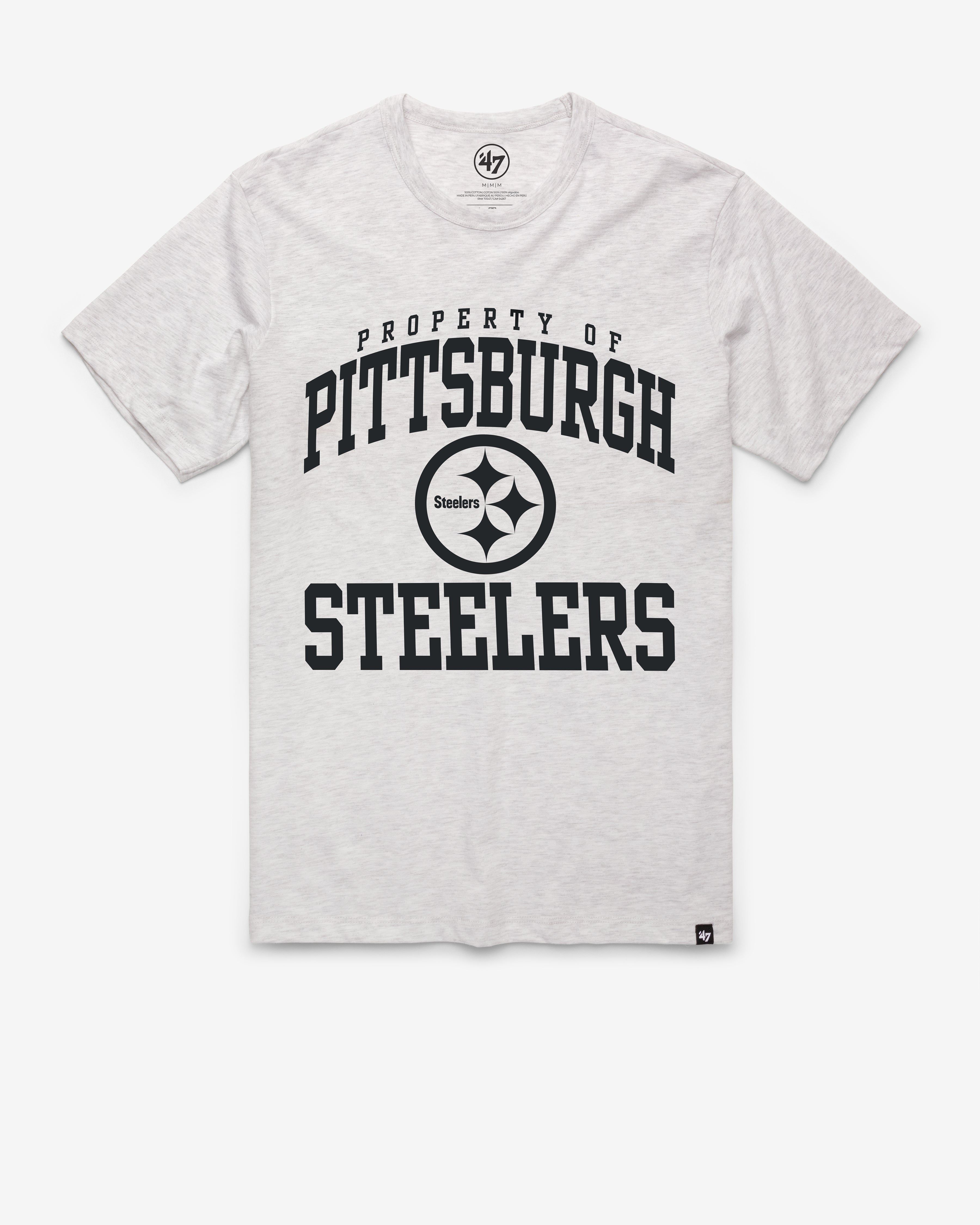 PITTSBURGH STEELERS PROPERTY OF ARCH '47 FRANKLIN TEE sold by 47