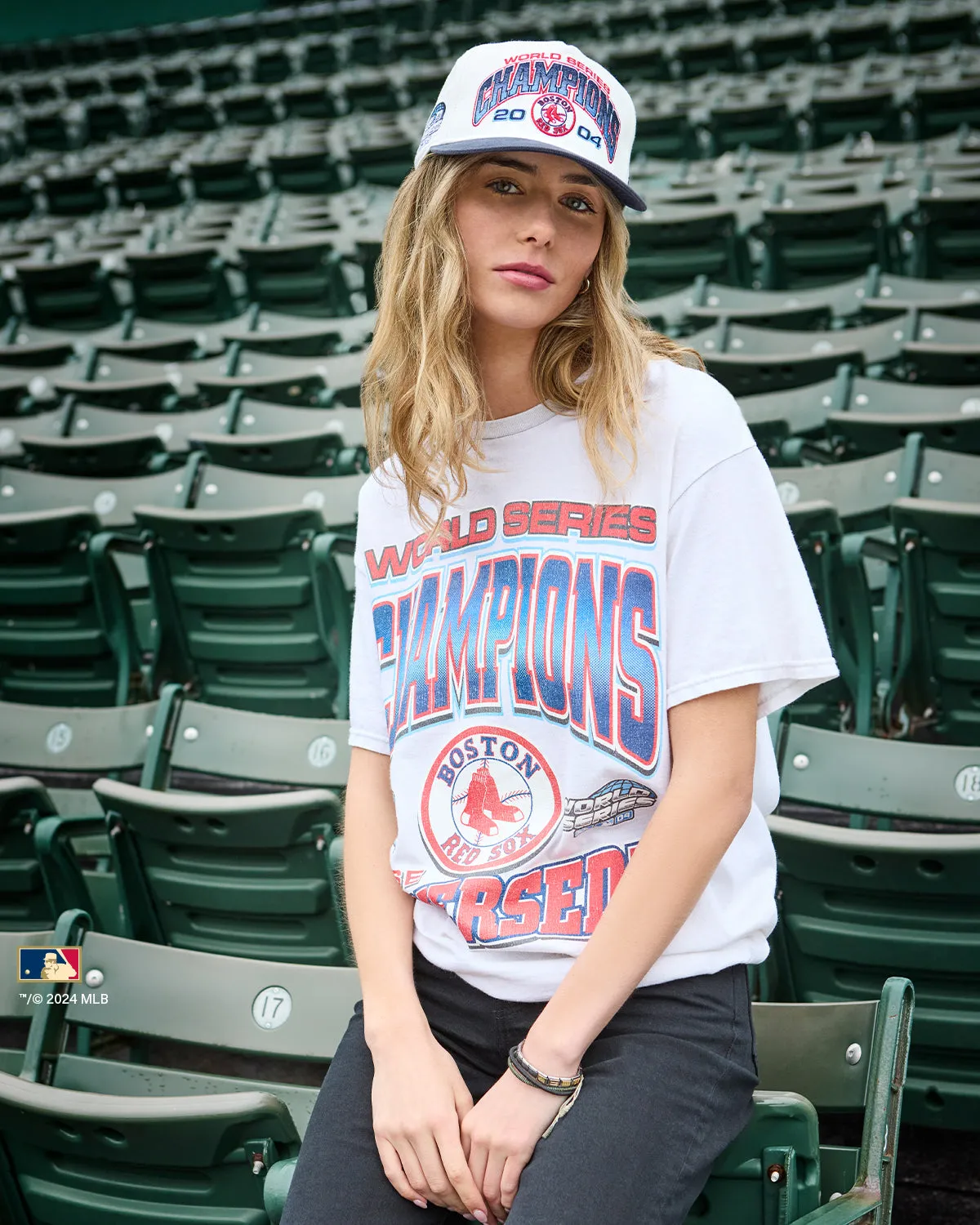 BOSTON RED SOX COOPERSTOWN 2004 WORLD SERIES LOCKER VINTAGE '47 TUBULAR TEE sold by 47 product image thumbnail 2