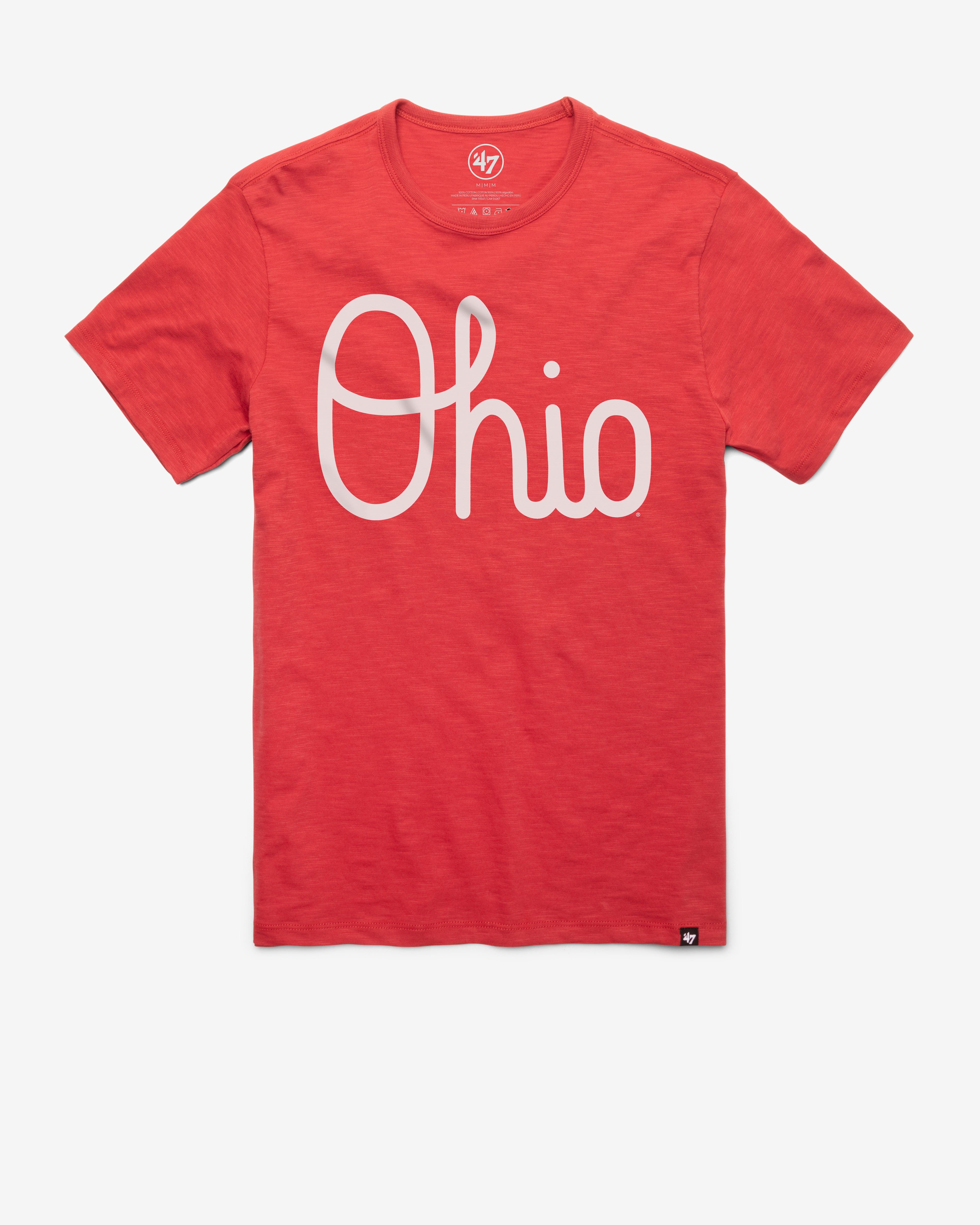 OHIO STATE BUCKEYES VINTAGE GRIT '47 SCRUM TEE sold by 47