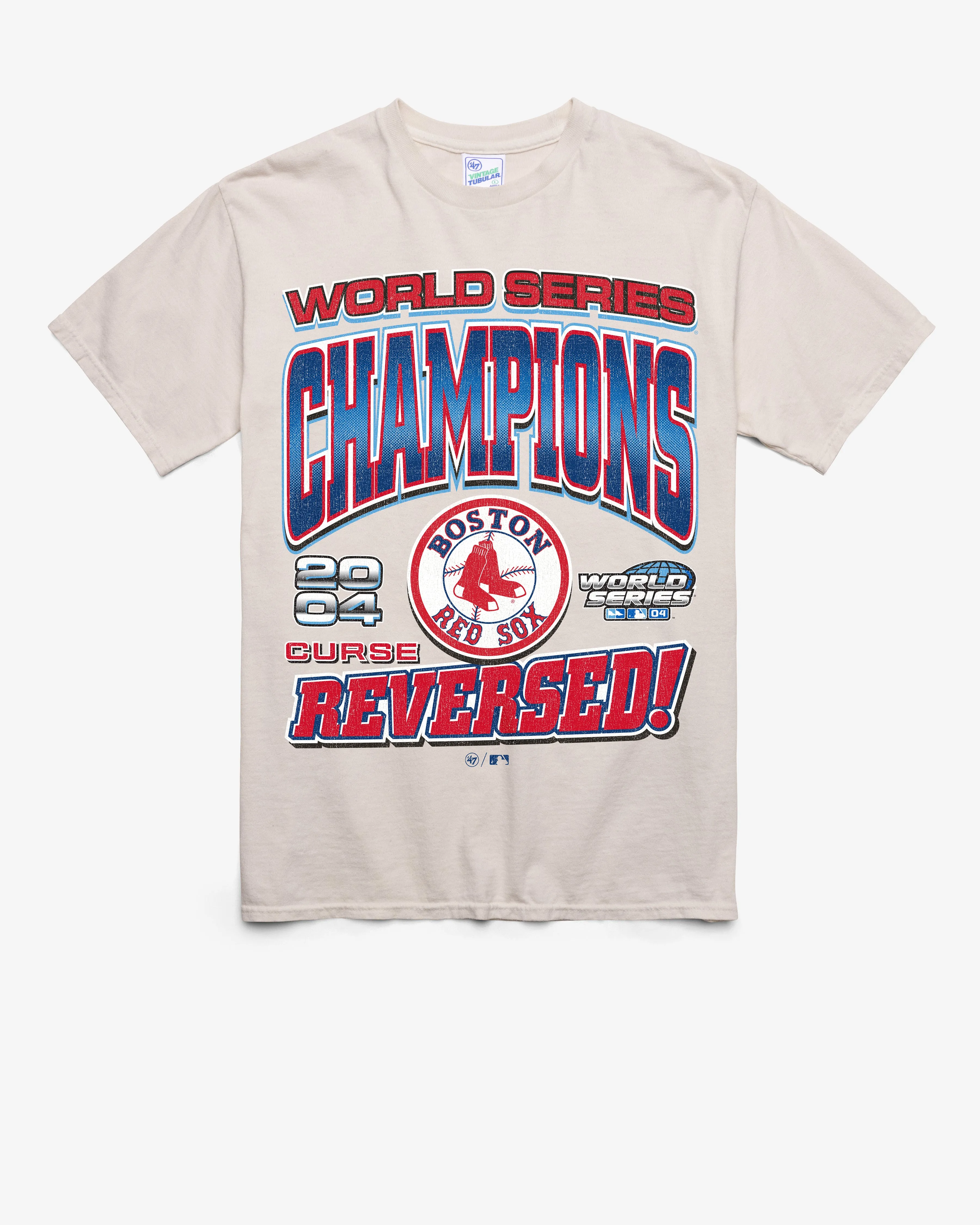 BOSTON RED SOX COOPERSTOWN 2004 WORLD SERIES LOCKER VINTAGE '47 TUBULAR TEE sold by 47