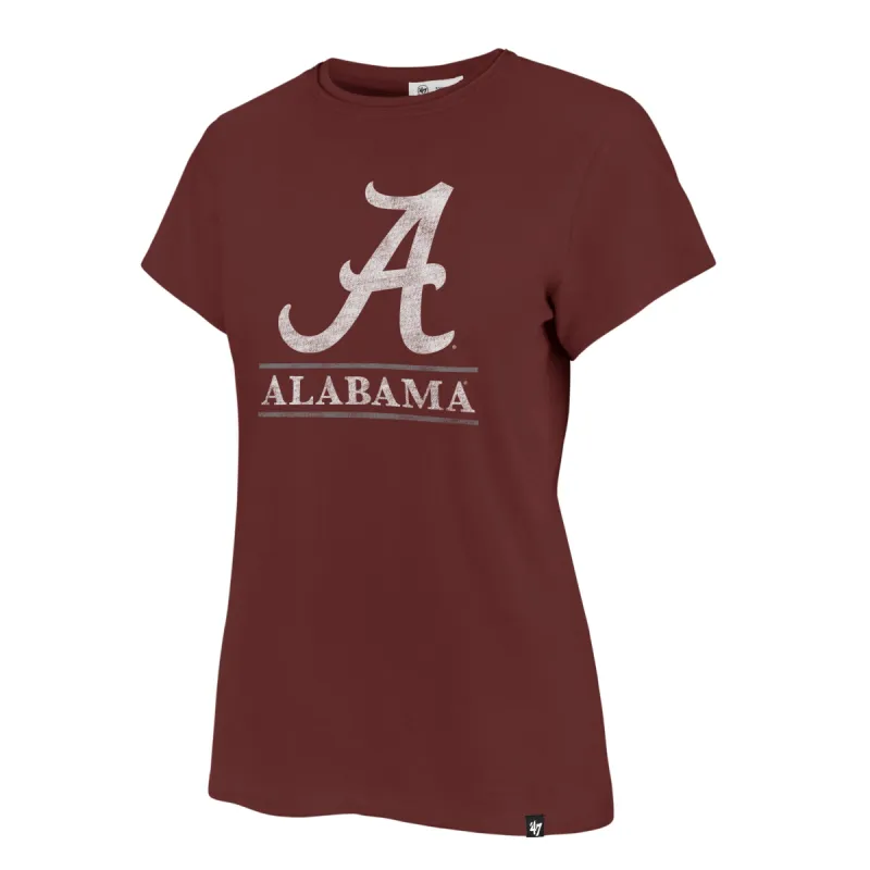 ALABAMA CRIMSON TIDE VINTAGE FINELINE FRANKIE TEE WMN sold by 47