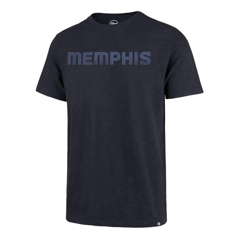 MEMPHIS GRIZZLIES GRIT WORDMARK '47 SCRUM TEE sold by 47