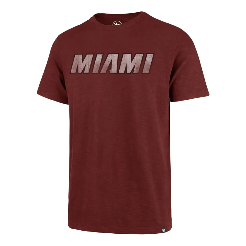 MIAMI HEAT GRIT WORDMARK '47 SCRUM TEE sold by 47