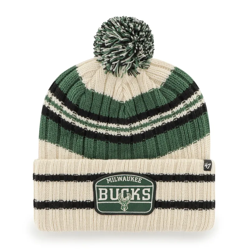 MILWAUKEE BUCKS HONE PATCH 47 CUFF KNIT sold by 47