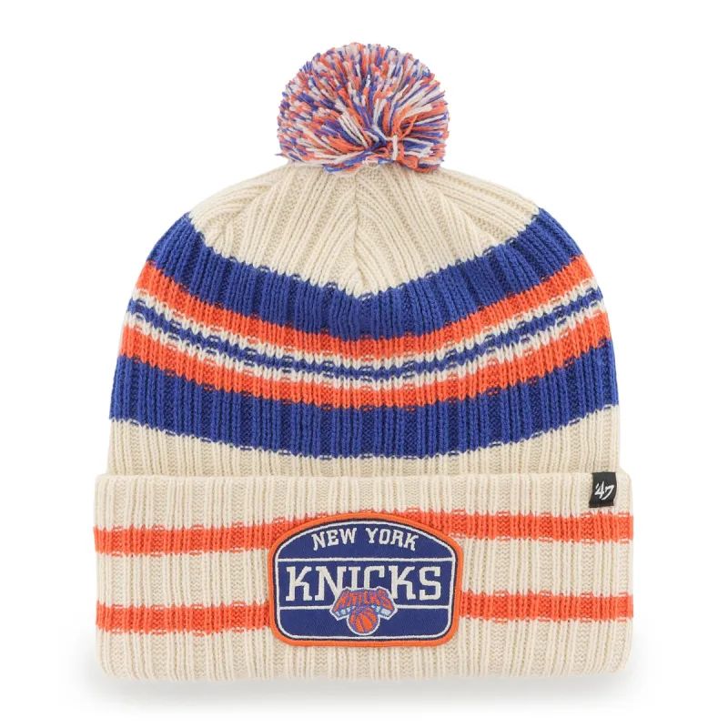 NEW YORK KNICKS HONE PATCH 47 CUFF KNIT sold by 47