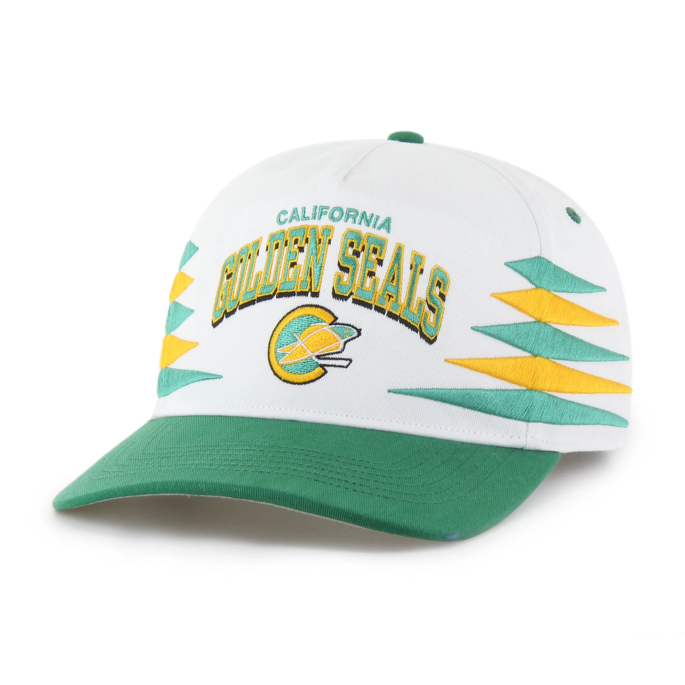 CALIFORNIA GOLDEN SEALS VINTAGE DIAMOND CUT '47 HITCH sold by 47