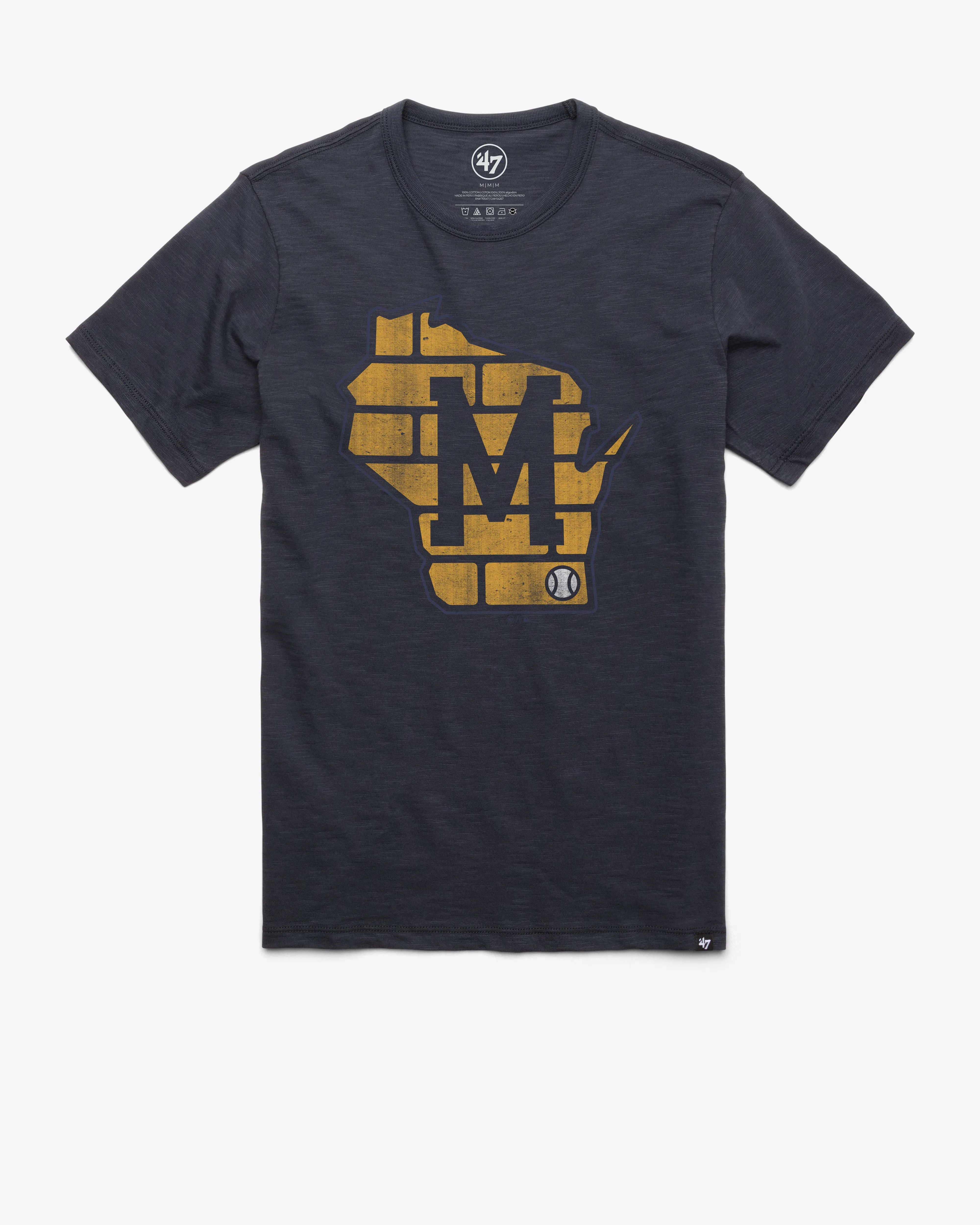 MILWAUKEE BREWERS GRIT '47 SCRUM TEE sold by 47