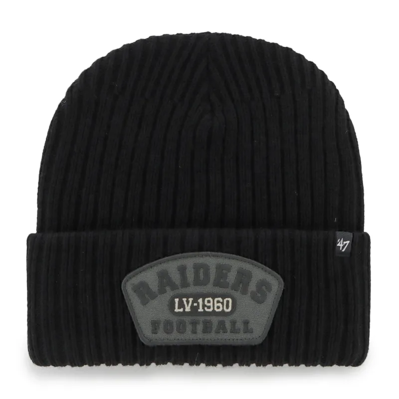 LAS VEGAS RAIDERS RIDGEWAY '47 CUFF KNIT sold by 47