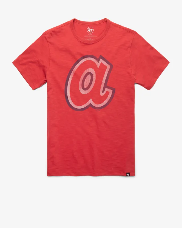 ATLANTA BRAVES COOPERSTOWN GRIT '47 SCRUM TEE sold by 47