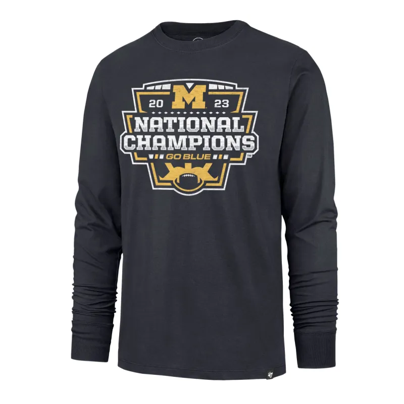 MICHIGAN WOLVERINES 2023 CFP NATIONAL CHAMPIONS '47 FRANKLIN LONG SLEEVE sold by 47