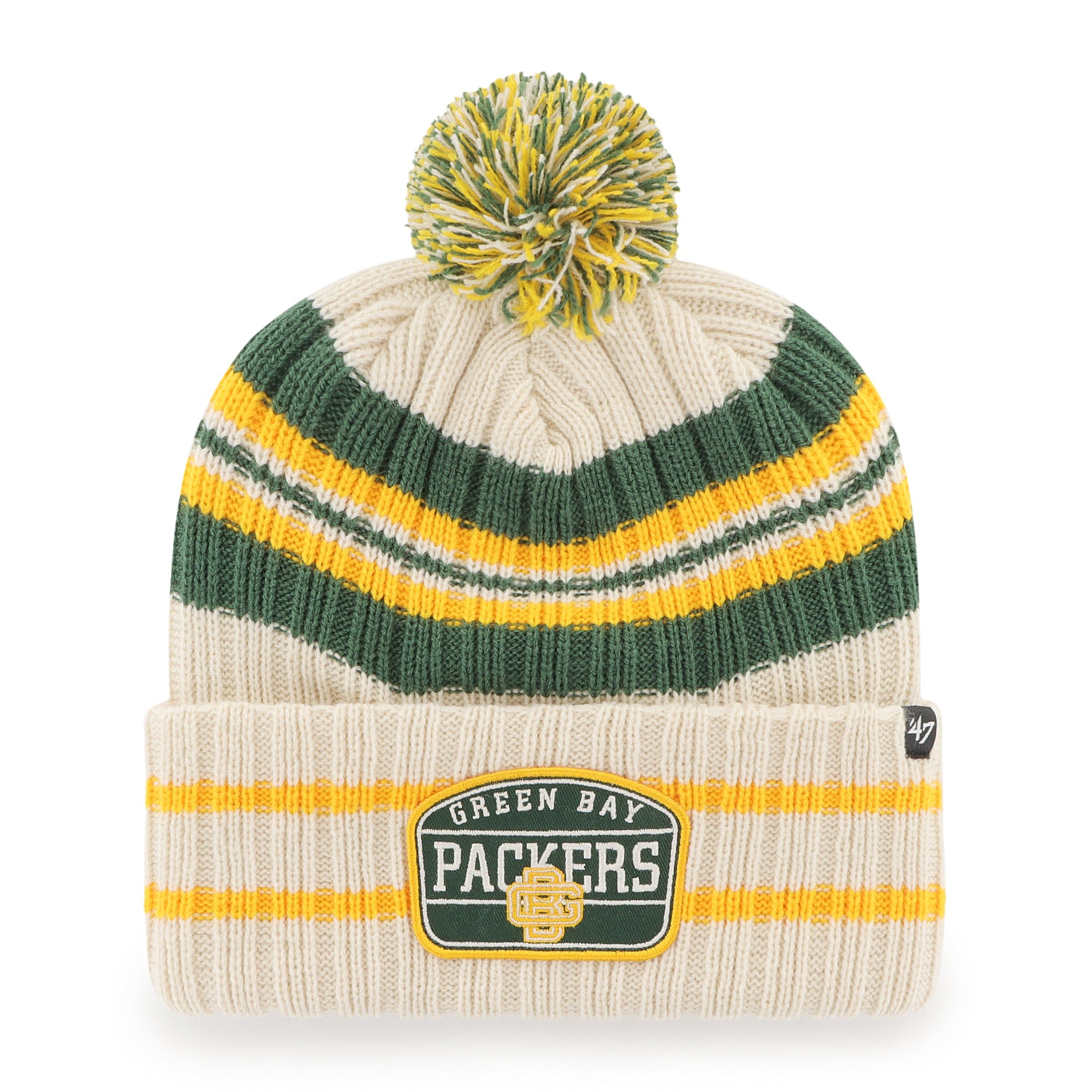 GREEN BAY PACKERS LEGACY HONE PATCH 47 CUFF KNIT sold by 47