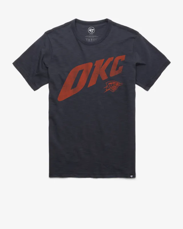 OKLAHOMA CITY THUNDER CITY EDITION PREGAME '47 SCRUM TEE sold by 47