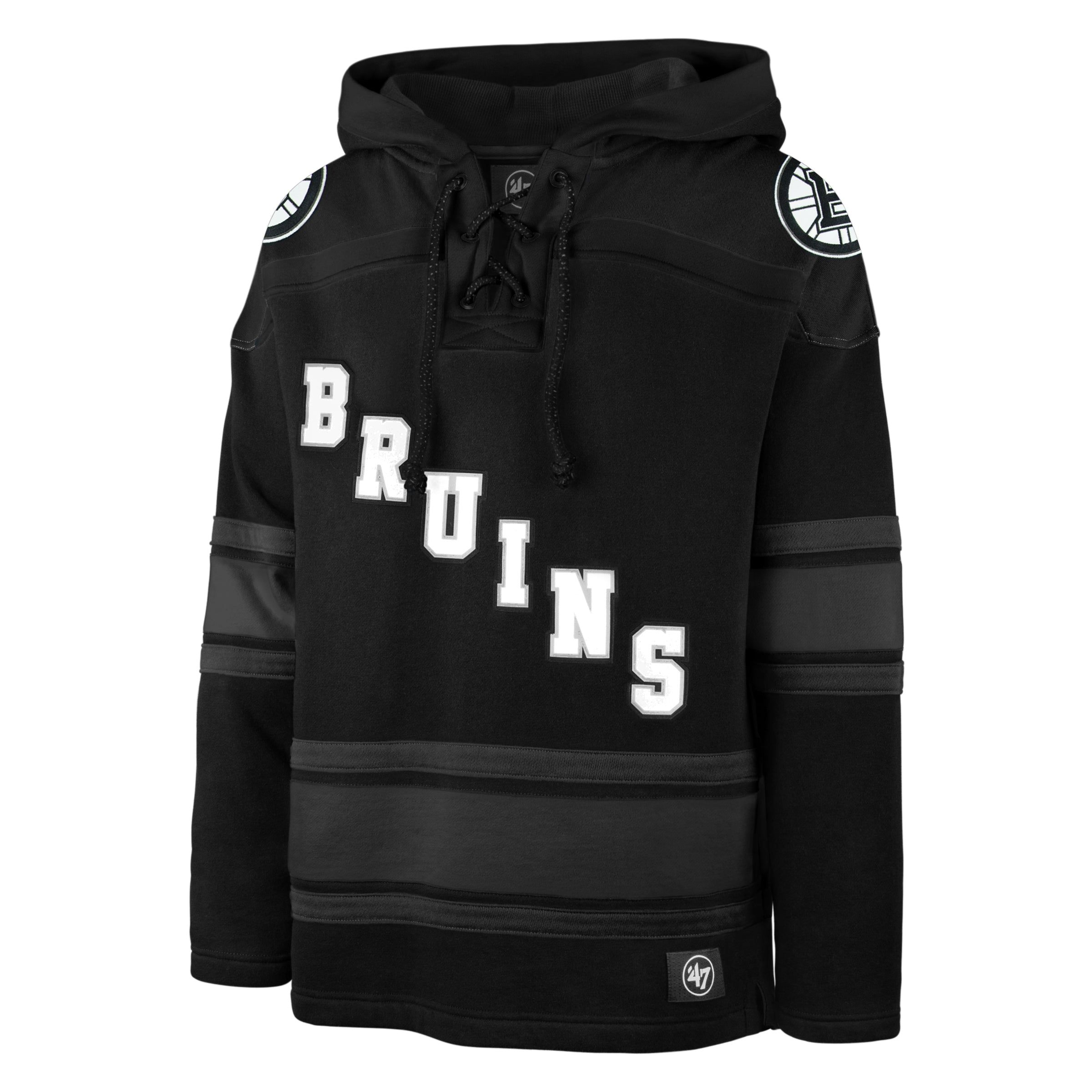 BOSTON BRUINS ANTHRACITE SUPERIOR '47 LACER HOOD sold by 47