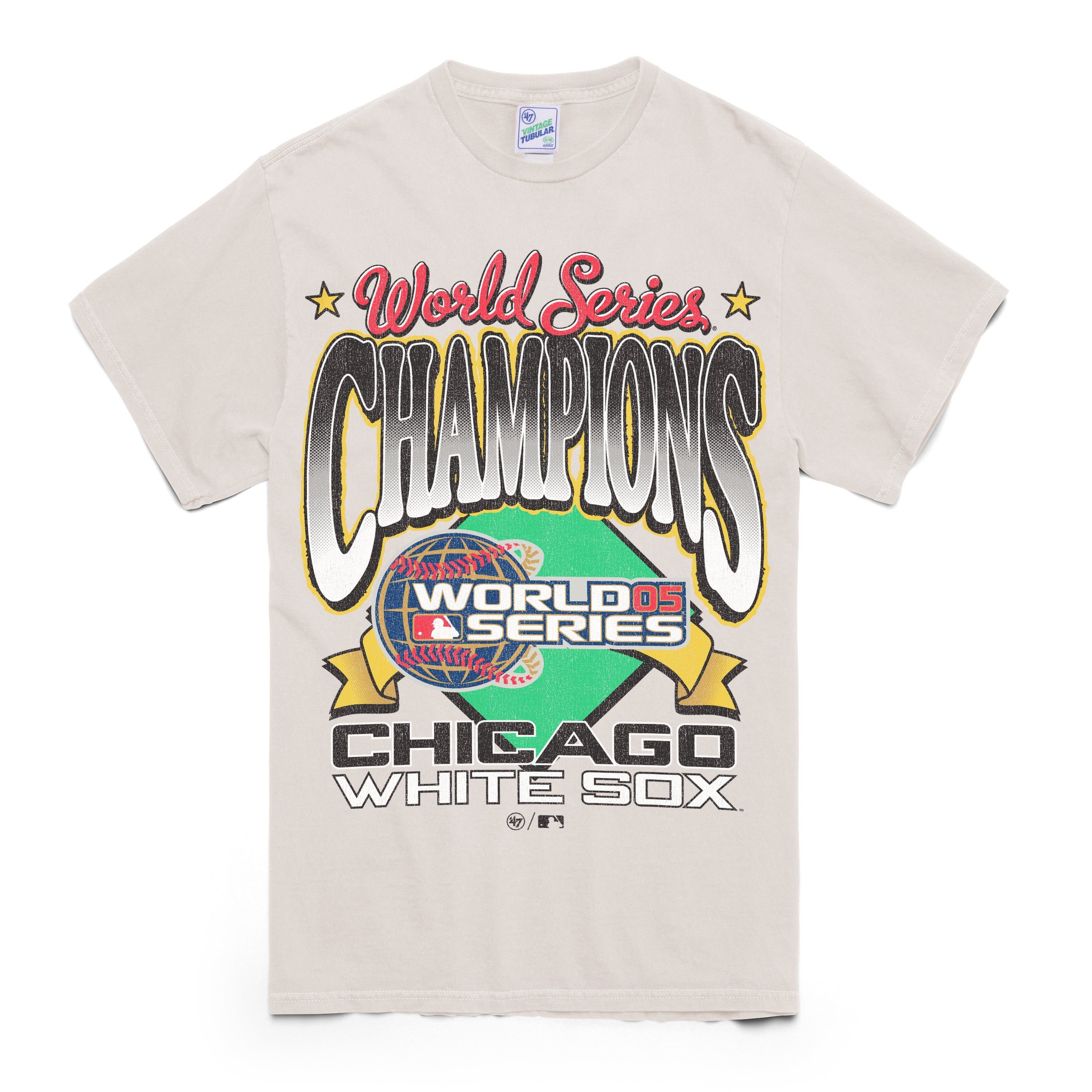 CHICAGO WHITE SOX VIBE CHECK '47 VINTAGE TUBULAR BOYFRIEND TEE WOMENS sold by 47