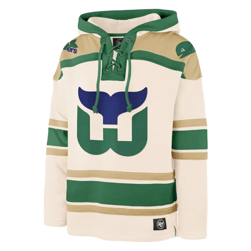HARTFORD WHALERS VINTAGE SUPERIOR '47 LACER HOOD sold by 47
