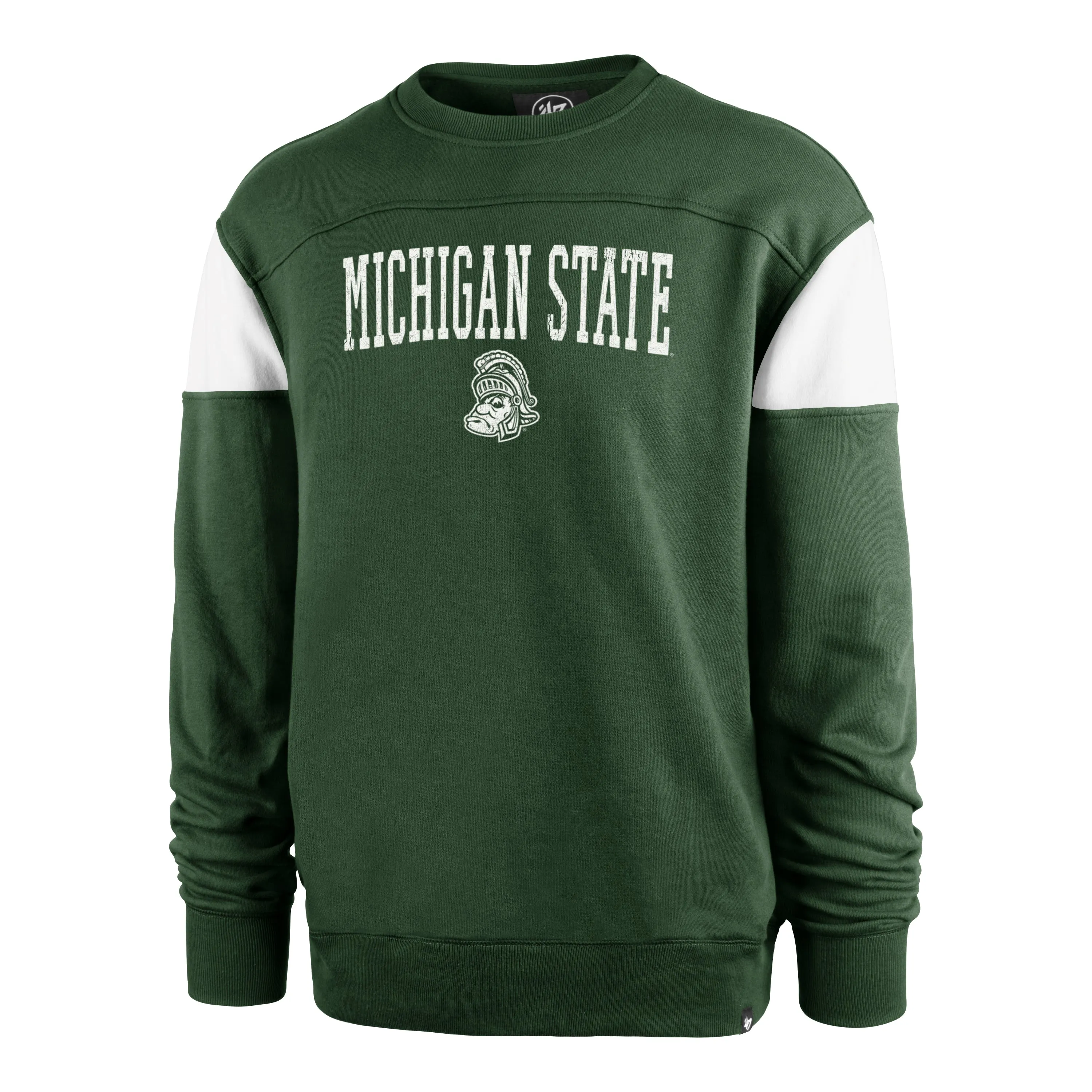 MICHIGAN STATE SPARTANS VINTAGE GROUNDBREAK '47 ONSET CREW sold by 47