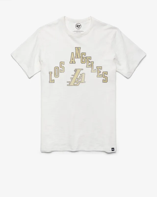 LOS ANGELES LAKERS CITY EDITION PREGAME '47 SCRUM TEE sold by 47