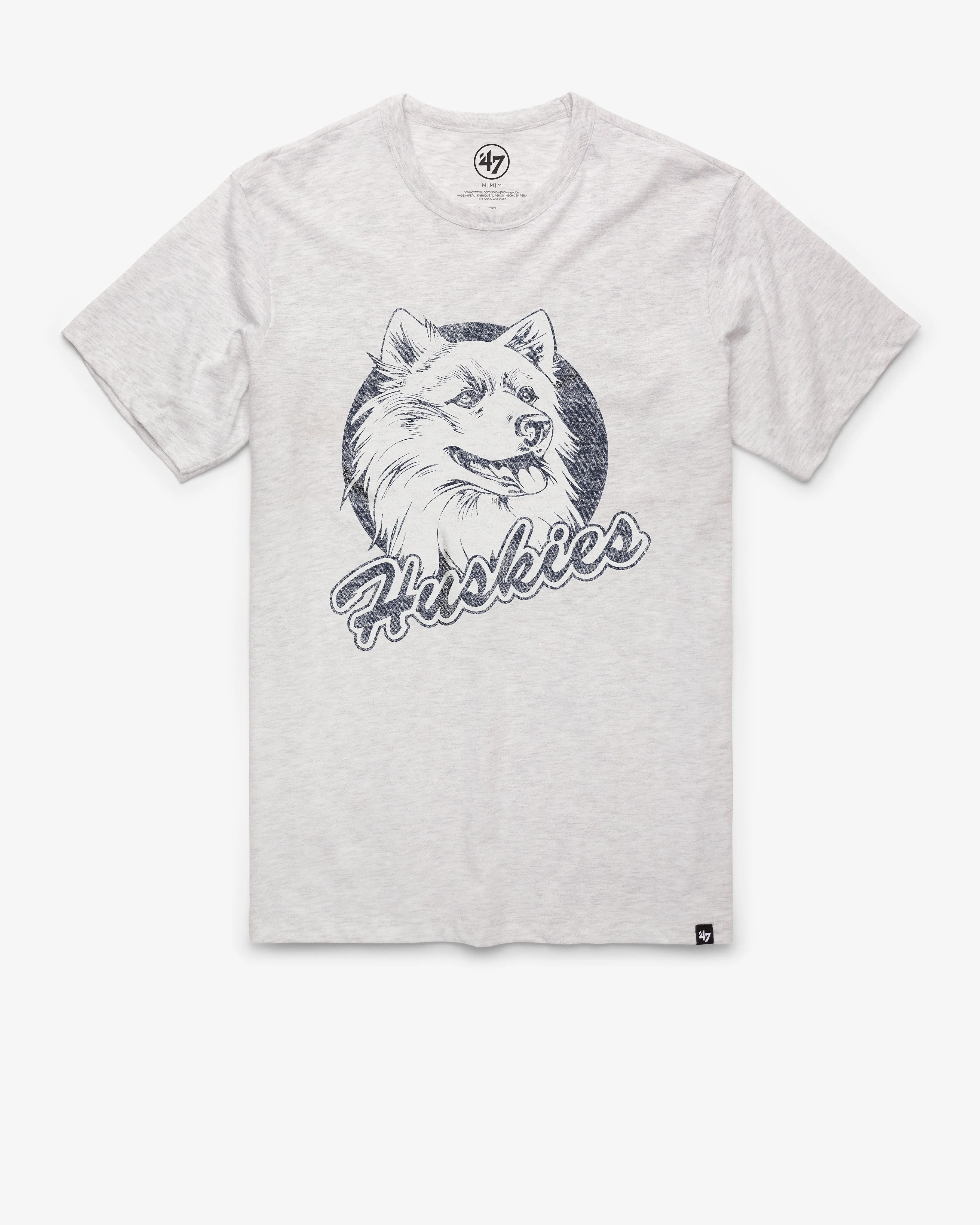CONNECTICUT HUSKIES UCONN VINTAGE PREMIER '47 FRANKLIN TEE sold by 47