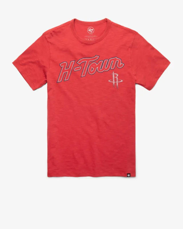 HOUSTON ROCKETS CITY EDITION PREGAME '47 SCRUM TEE sold by 47