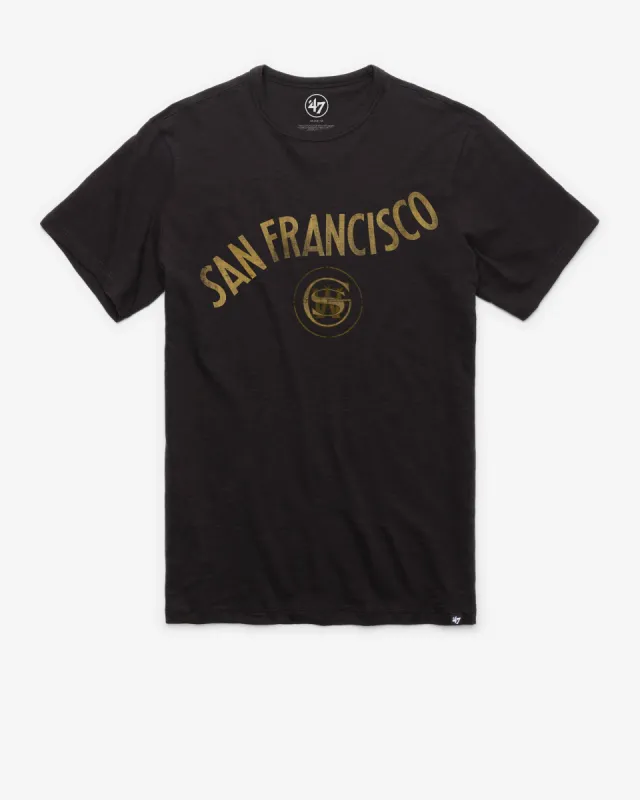 GOLDEN STATE WARRIORS CITY EDITION PREGAME '47 SCRUM TEE sold by 47