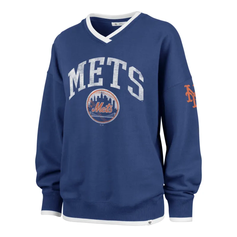 NEW YORK METS COOPERSTOWN WAX PACK DAZE EIGHTIES '47 PULLOVER WOMENS sold by 47