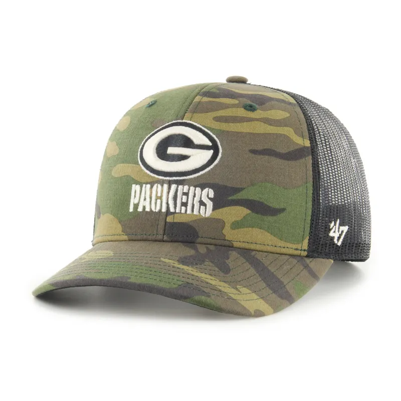 GREEN BAY PACKERS CAMO STRAP '47 TRUCKER sold by 47